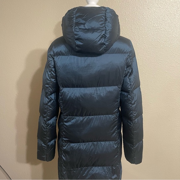 Eddie Bauer Luna Peak Down Hooded Parka Blue jacket - Picture 5 of 11